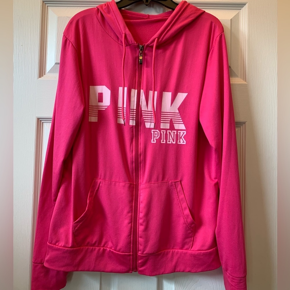 Victoria’s Secret Pink jacket, like new condition & super soft material, Large
